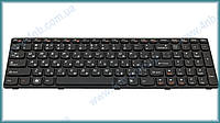 Клавиатура для ноутбука LENOVO IdeaPad G580 G585 N580 N581 N585 V580 Z580 Z585 BLACK FRAME BLACK RU