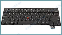 Клавиатура для ноутбука LENOVO ThinkPad Edge T460S T470S BLACK FRAME BLACK RU