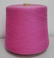 Пряжа для в"язання в бобінах акрилова (Туреччина) №025D РОЖЕВО - БУЗКОВИЙ