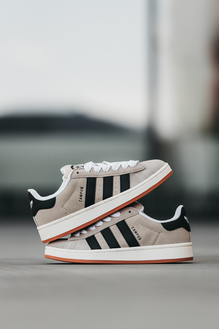 Чоловічі Кросівки Adidas Campus Beige Black 43-44