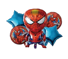 Набір фольгованих куль "Людина павук / Spider man", 5 шт