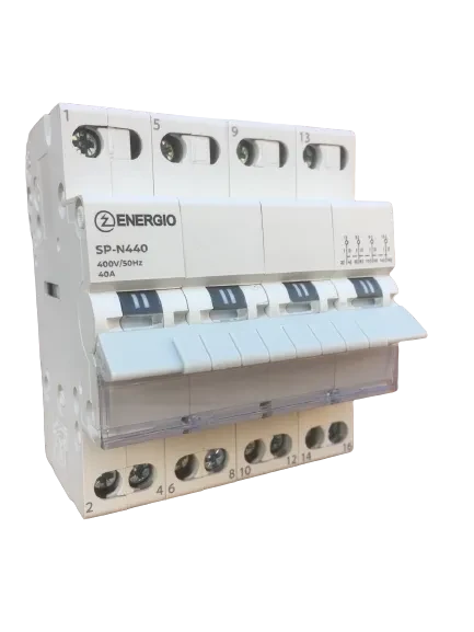 Перемикач навантаження ENERGIO SP-N 1-0-2 4P 40А