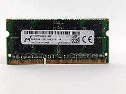 Оперативна пам'ять для ноутбука SODIMM Micron DDR3L 8Gb 1600MHz PC3L-12800S (MT16KTF1G64HZ-1G6E1) Б/В