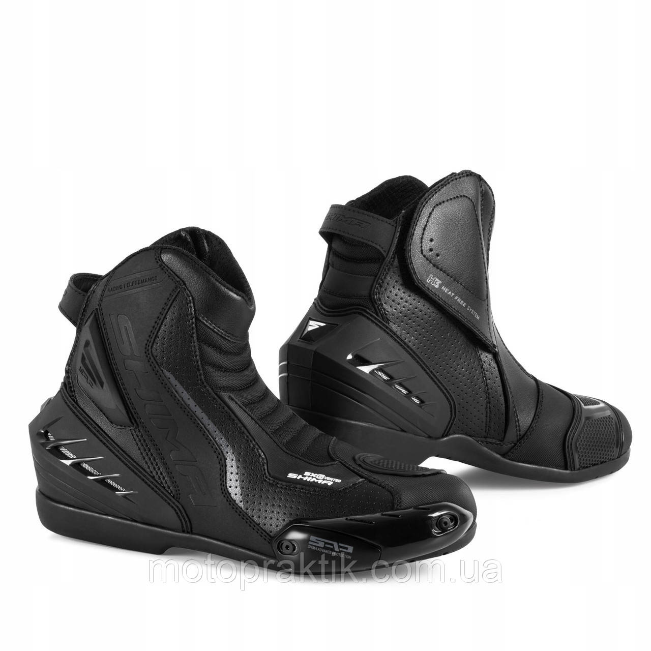 Shima SX-6 Short Boots Black, EU41 Моточеревики спортивні