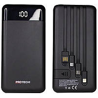 Портативный Power Bank ProTech-B06 30000 mAh аккумулятор повербанк для смартфона с фонариком быстрая зарядка