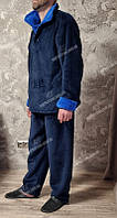 Пижама мужская теплая махровая большие размеры 48,50,52,54,56,58,60,62