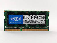 Оперативная память для ноутбука SODIMM Crucial DDR3L 8Gb 1600MHz PC3L-12800S (CT102464BF160B.C16FPR) Б/У