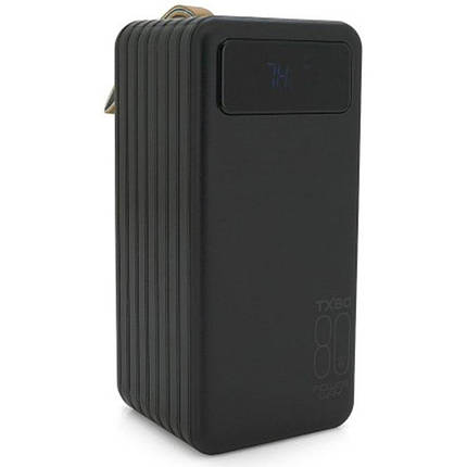 Портативний Power Bank Power Way TX-23 зовнішній акумулятор повербанк для смартфона 20000 mAh Чорний, фото 1