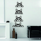 Декоративне настінне 3D Панно «Кіт» Декор на стіну з об'ємом (ціна за 1 шт), фото 5