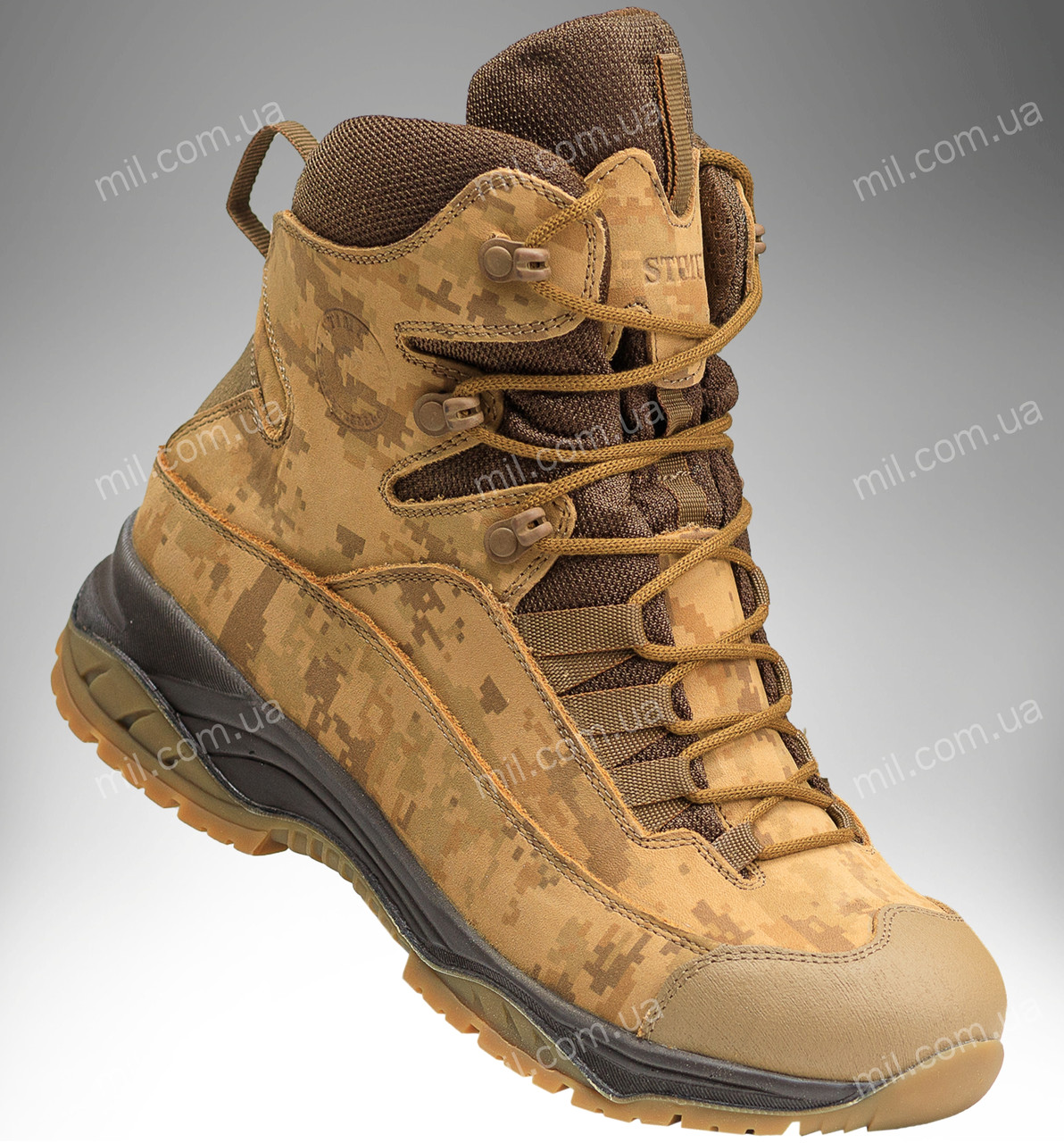 Тактичні зимові черевики / утеплене, армійське взуття на зиму GROM (MM14), фото 1