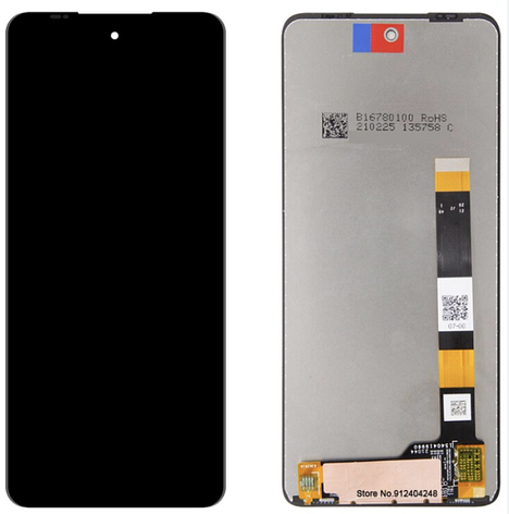 Дисплей (екран) для Motorola XT2175-1 Moto G200 5G/XT2175-2 Edge S30/XT2141 Edge 2021 + тачскрин, чорний, фото 1