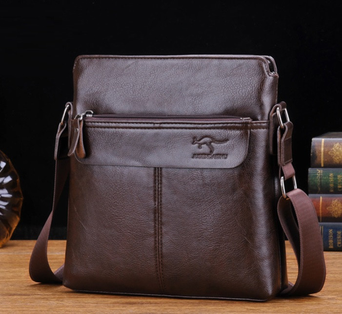 Качественная мужская сумка планшетка Кенгуру, сумка-планшет на плечо для мужчин - фото 5 - id-p1991578798