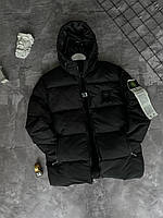 Чоловіча зимова куртка Stone Island M1686 чорна S
