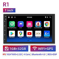 Автомагнитола 7 Ruancheng R1 1/32GГБ Android 10 (Wi-Fi GPS BT USB 2 DIN)