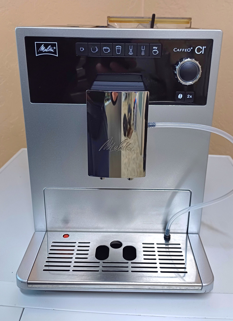 Кавомашина кавоварка Melitta CAFFEO CI Silver капучино лате