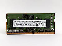 Оперативная память для ноутбука SODIMM Micron DDR4 4Gb PC4-2400T (MTA4ATF51264HZ-2G3E1) Б/У