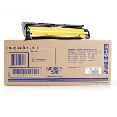 Тонер-картридж Black (чорний) для magicolor 2200, ресурс 6000 сторінок.