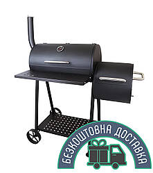 Стаціонарний гриль-барбекю вугільний великий (садж, пікнік)