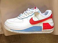 Nike Air Force Shadow White Red/Blue