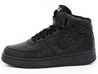 Nike Air Force Winter Black Мех