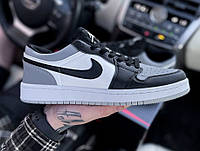 Jordan Retro 1 Black White Grey Low