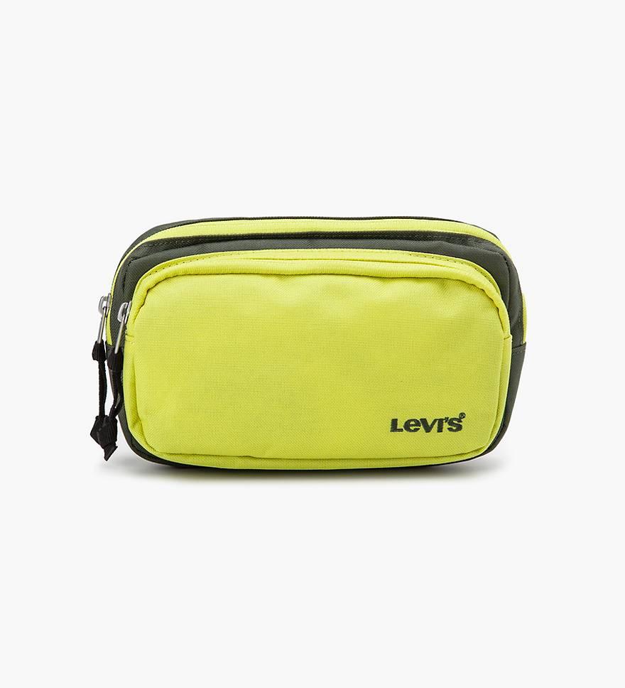 Поясна сумка-слінг Levi's бананка 1159791712 (Зелений, One size)
