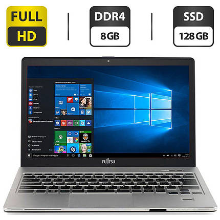 Ультрабук Б-клас Fujitsu LifeBook S936/ 13.3" (1920x1080)/ Core i7-6600U/ 8 GB RAM/ 128 GB SSD/ HD 520, фото 1