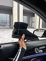 Mini Black Suede (лак.п'ята)