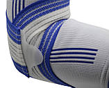Налокітник Power System PS-6007 Elbow Support Pro White/Blue (1шт.) L/XL, фото 7