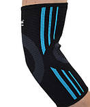 Налокітники Power System PS-6020 Elbow Support Evo Black/Blue (2шт.) XL, фото 4