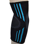 Налокітники Power System PS-6020 Elbow Support Evo Black/Blue (2шт.) XL, фото 6