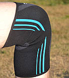Наколінники Power System PS-6021 Knee Support Evo Black/Blue (пара) XL, фото 6