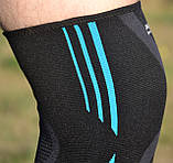 Наколінники Power System PS-6021 Knee Support Evo Black/Blue (пара) XL, фото 8
