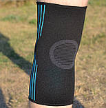 Наколінники Power System PS-6021 Knee Support Evo Black/Blue (пара) XL, фото 10