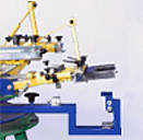 Карусель для шовкографії з точними микроприводками модель SCHULZE KN 4/4 (4 рами 4 стола), фото 7