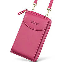 Жіночий клатч-шумка BAELLERRY Forever Young, гаманець сумка з відділенням для телефону. VR-994 Колір: рожевий