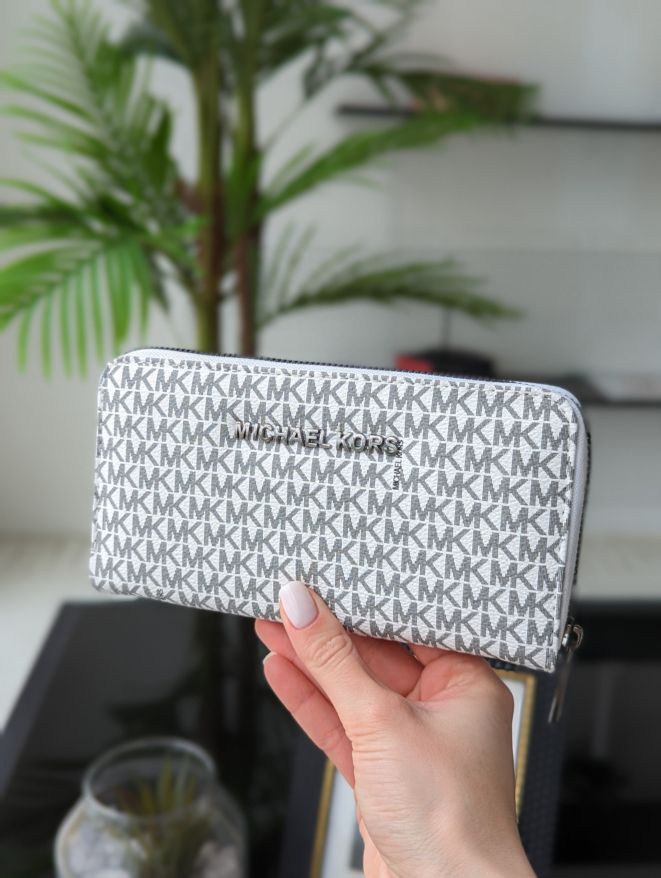 Гаманець Michael Kors великий Майкл Корс жіночий великий білий