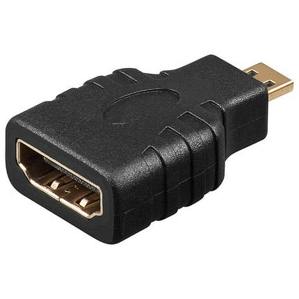 Перехідник HDMI M — HDMI micro F мама-тато, фото 1