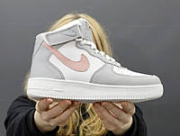 Nike High Winter White Grey Pink Fur