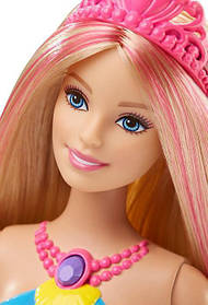 Лялька Barbie Райдужна Русалка Барбі Яскраві вогники DHC40