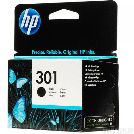 Картридж HP 301 BLACK №14, фото 1