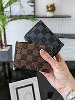 Женский кошелек мини книга Louis Vuitton коричневый женский