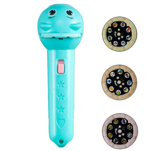 Ліхтарик проєктор зі змінними слайдами, дитячий, фото 1