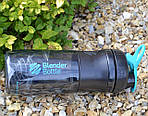 Шейкер спортивний (пляшка) BlenderBottle SportMixer Flip 28oz/820ml Black/Teal, фото 9
