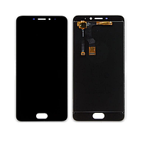 Дисплей Meizu M5 Note (M621) із сенсором, чорний (оригінальні комплектуючі)