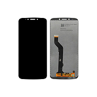 Дисплей Motorola Moto E5 Plus (XT1924) с сенсором, черный (оригинальные комплектующие)