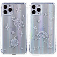 TPU+Glass чехол Aurora Space для Apple iPhone 11 Pro (5.8") BAN