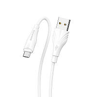 Дата кабель Borofone BX18 Optimal USB to MicroUSB (2m) GRI