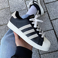 Кроссовки Adidas Superstar Black/White 2.0 36