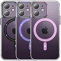 Чехол TPU+PC Colorful with MagSafe для Apple iPhone 12 (6.1") GRI